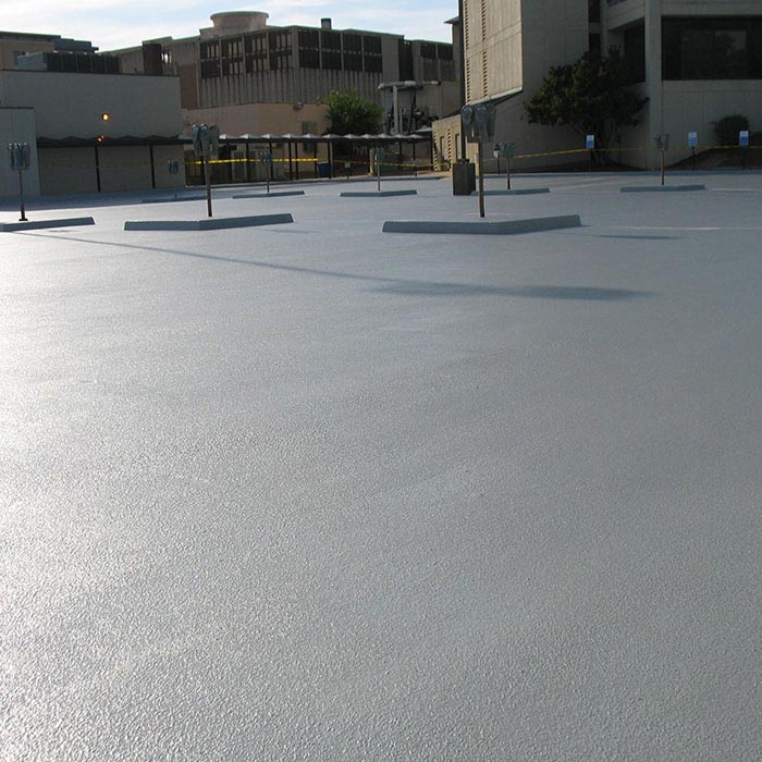 Finished before striping